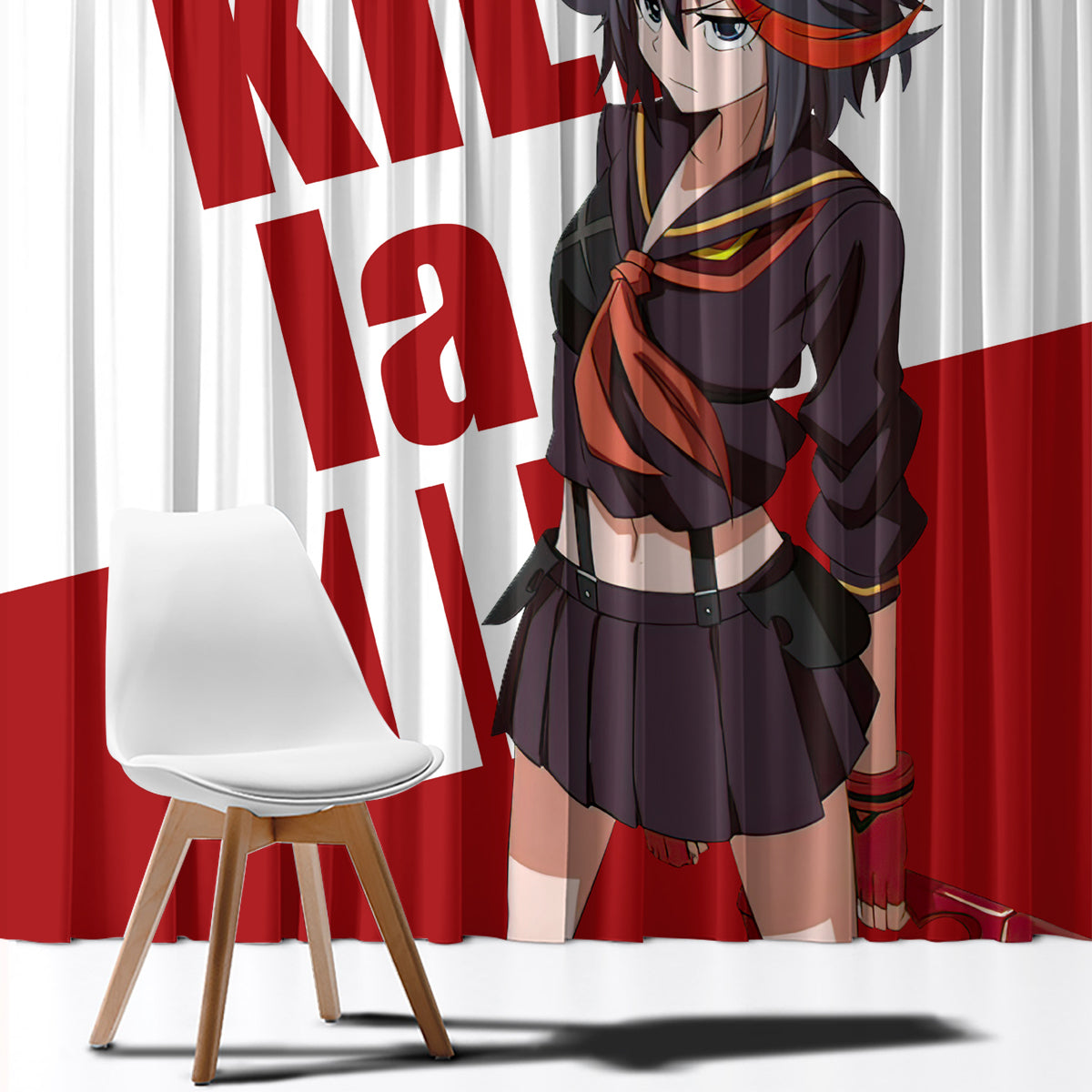 Ryuko Matoi Kill La Kill Window Curtain Anime Style