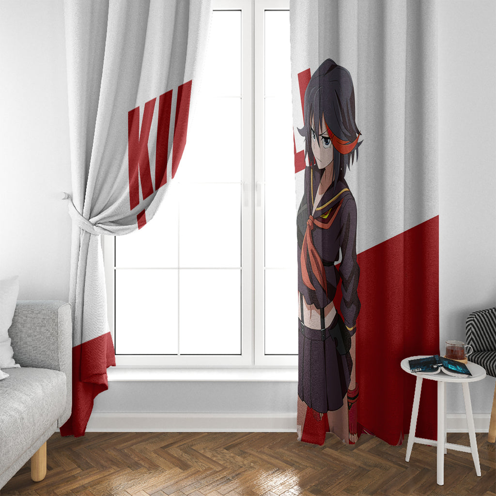 Ryuko Matoi Kill La Kill Window Curtain Anime Style