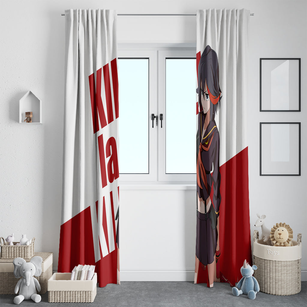 Ryuko Matoi Kill La Kill Window Curtain Anime Style