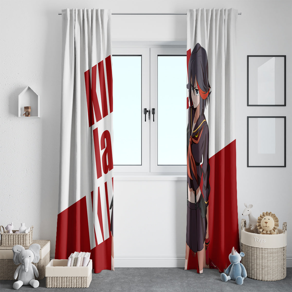 Ryuko Matoi Kill La Kill Window Curtain Anime Style