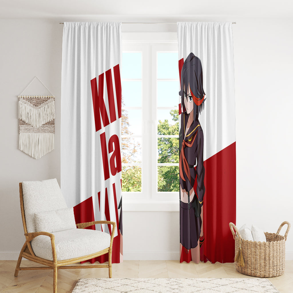 Ryuko Matoi Kill La Kill Window Curtain Anime Style