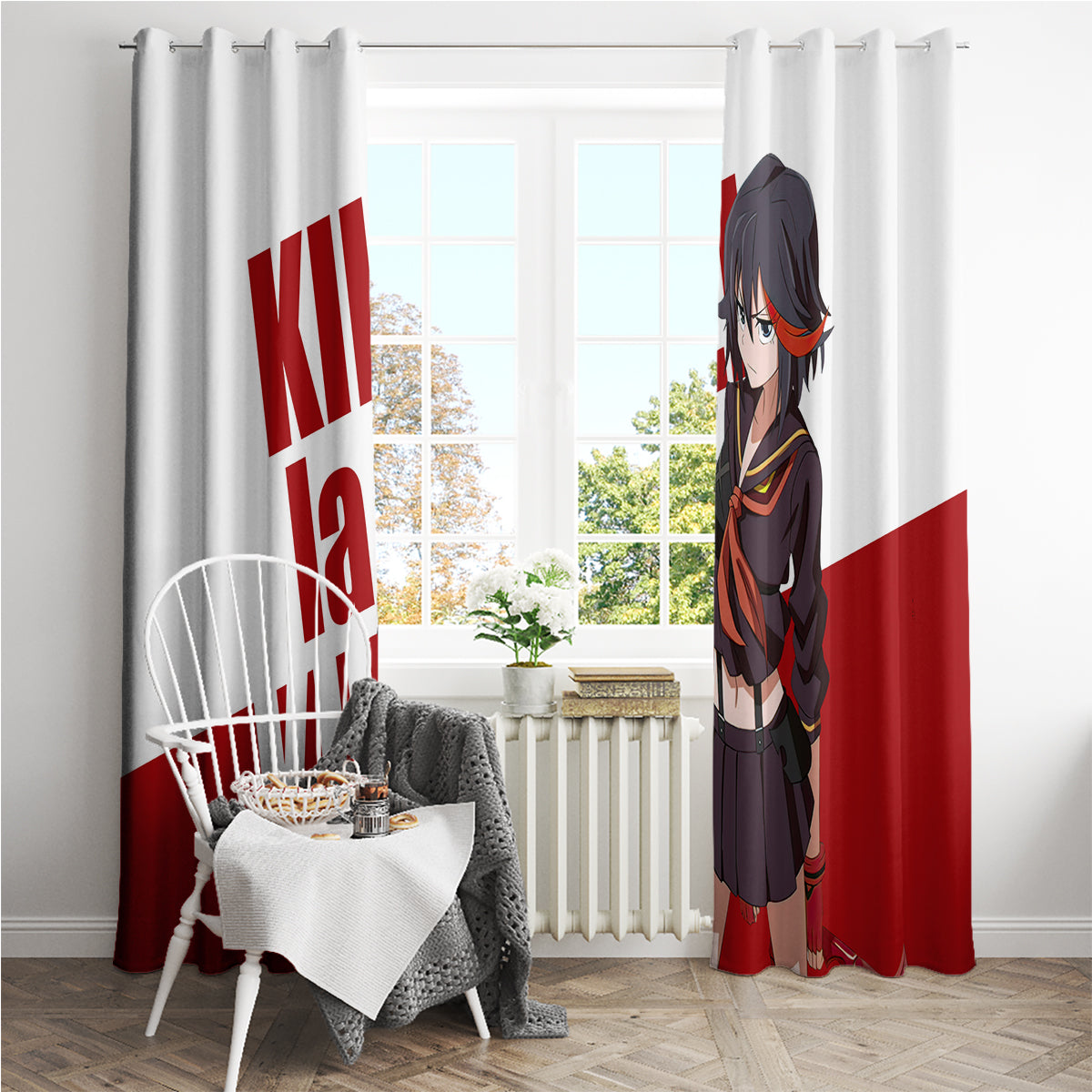Ryuko Matoi Kill La Kill Window Curtain Anime Style