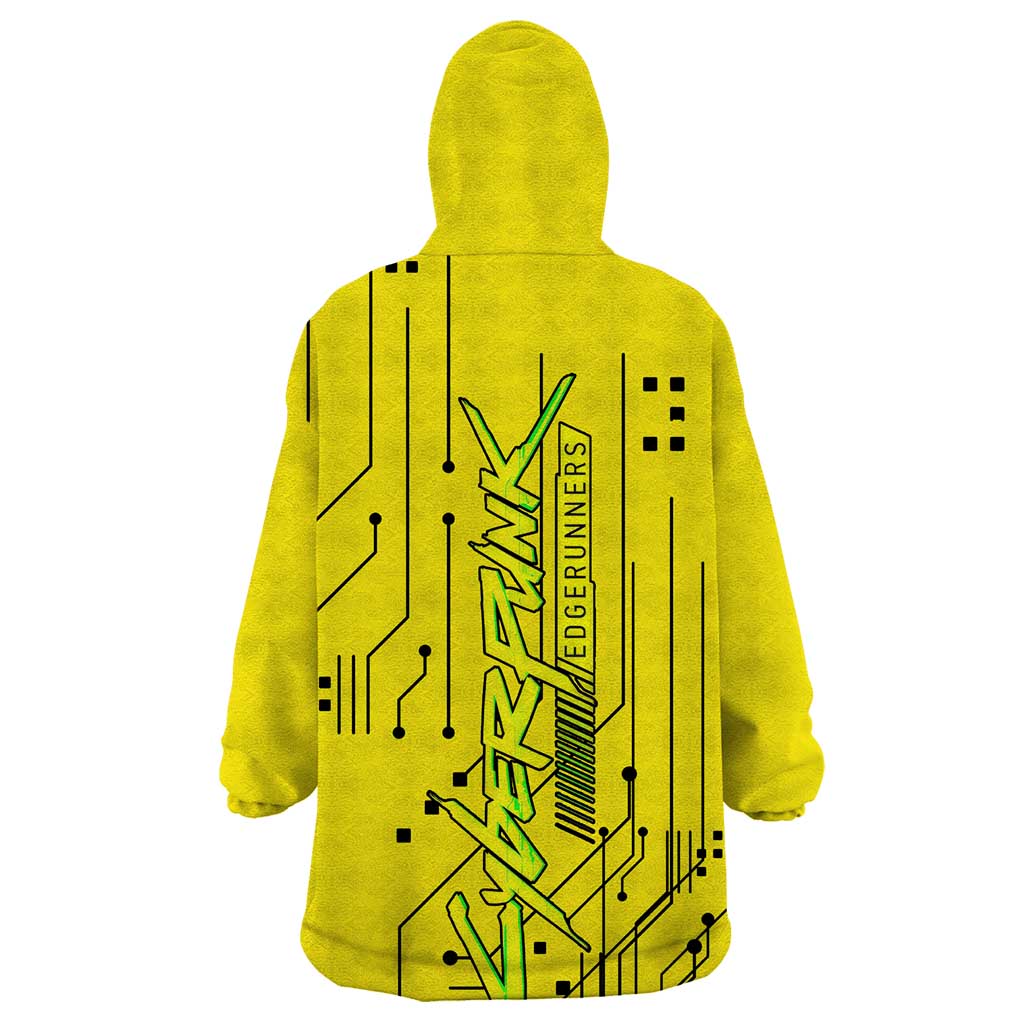 Pilar - Cyberpunk Edgerunners Wearable Blanket Hoodie Anime Style