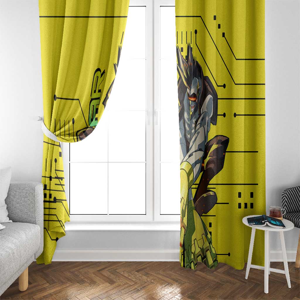 Pilar - Cyberpunk Edgerunners Window Curtain Anime Style