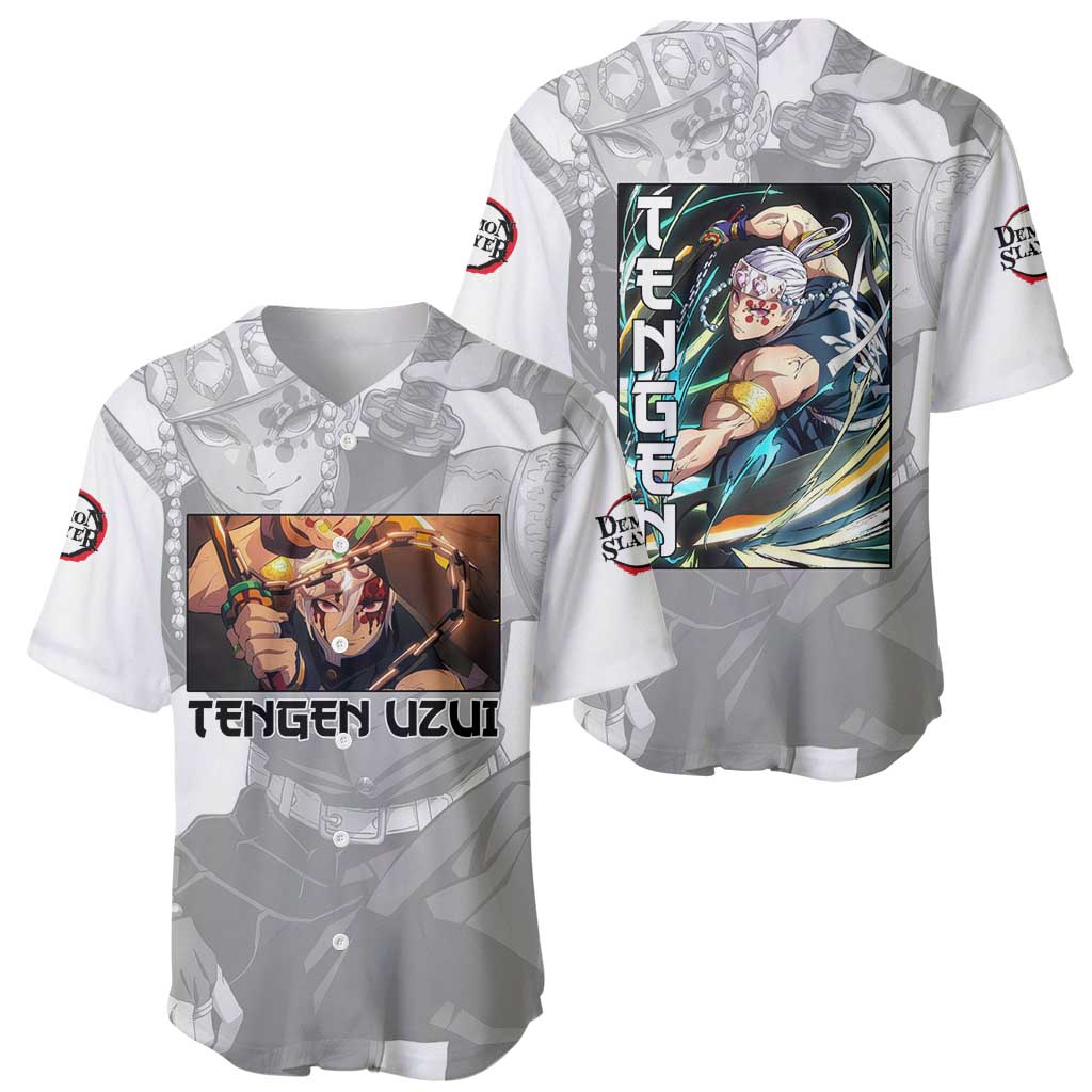 Tengen Uzui - Demon Slayer Baseball Jersey Anime Style