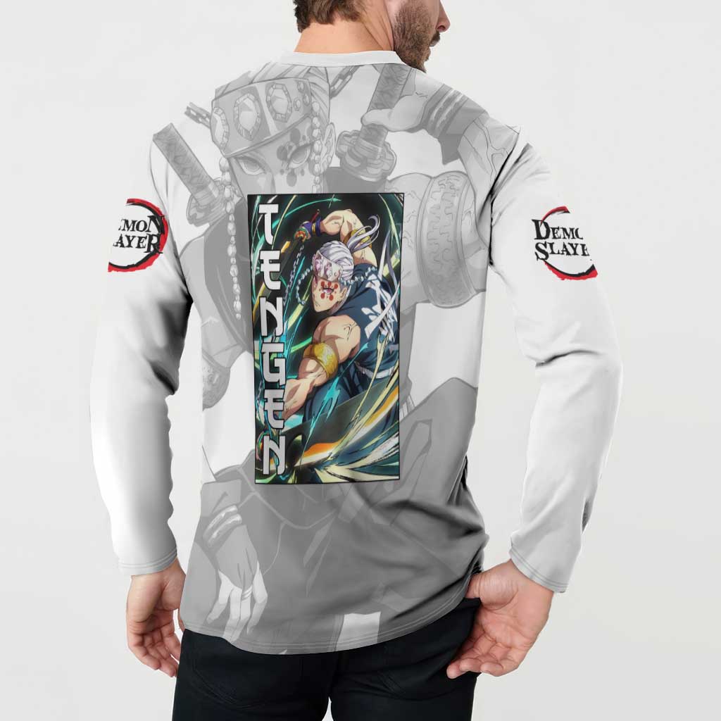 Tengen Uzui - Demon Slayer Button Sweatshirt Anime Style