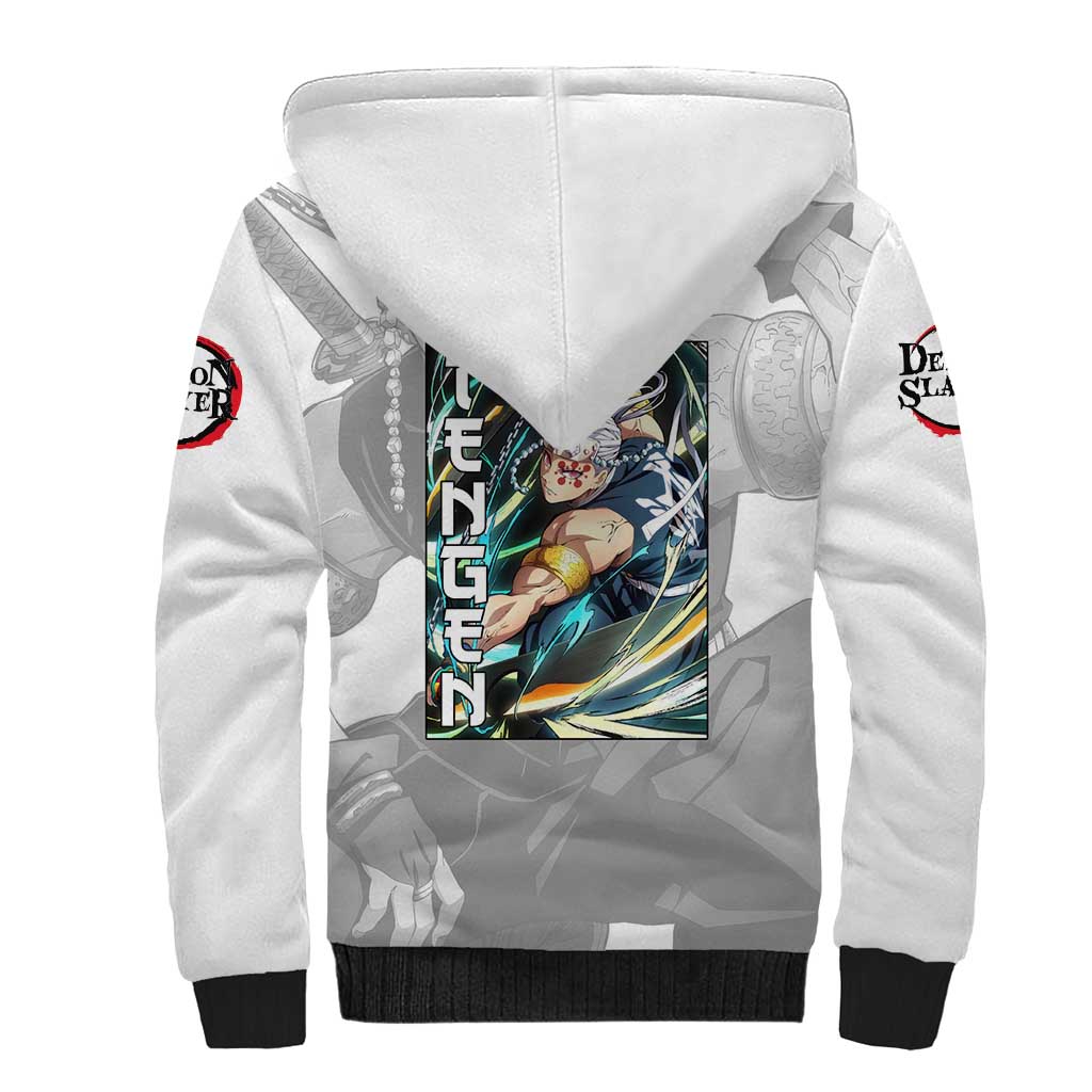 Tengen Uzui - Demon Slayer Sherpa Hoodie Anime Style