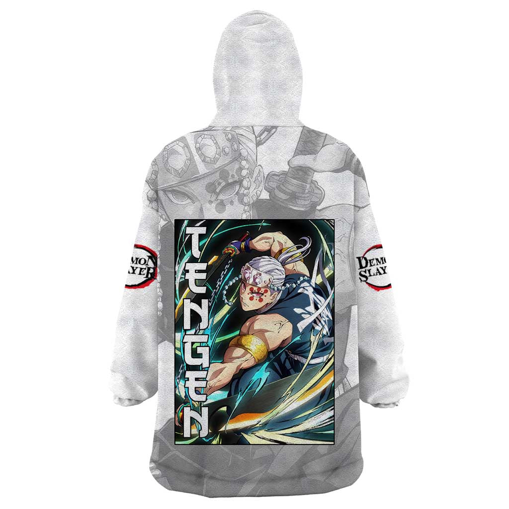 Tengen Uzui - Demon Slayer Wearable Blanket Hoodie Anime Style