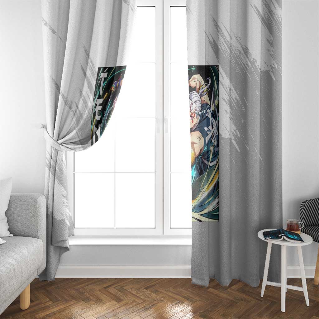 Tengen Uzui - Demon Slayer Window Curtain Anime Style