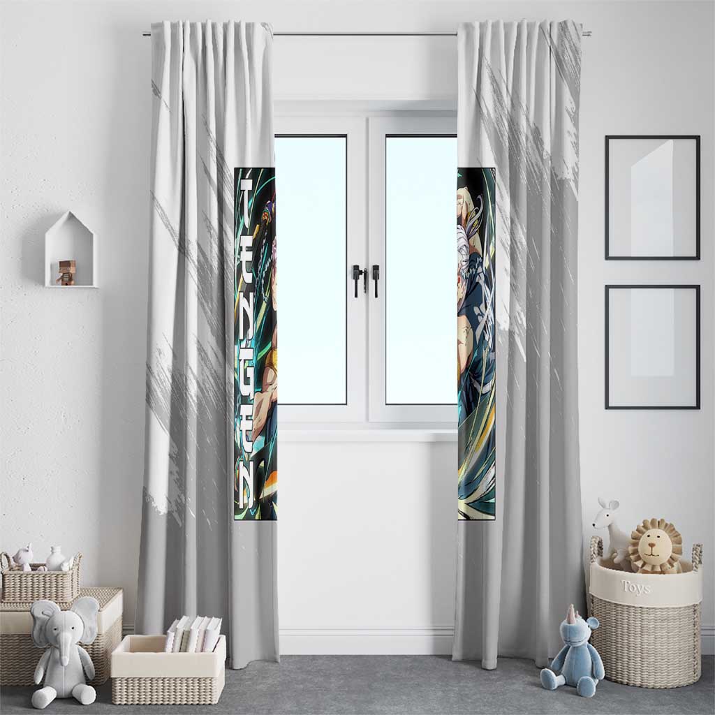 Tengen Uzui - Demon Slayer Window Curtain Anime Style