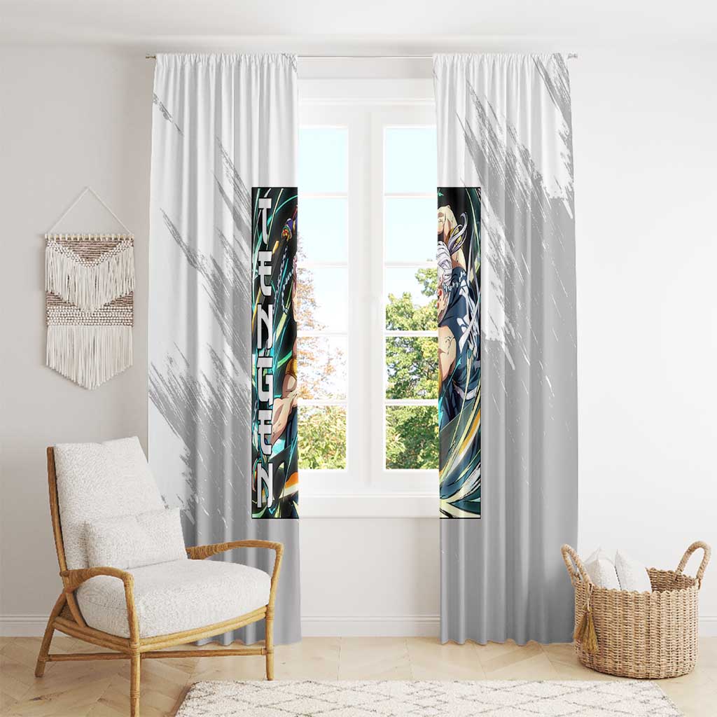 Tengen Uzui - Demon Slayer Window Curtain Anime Style