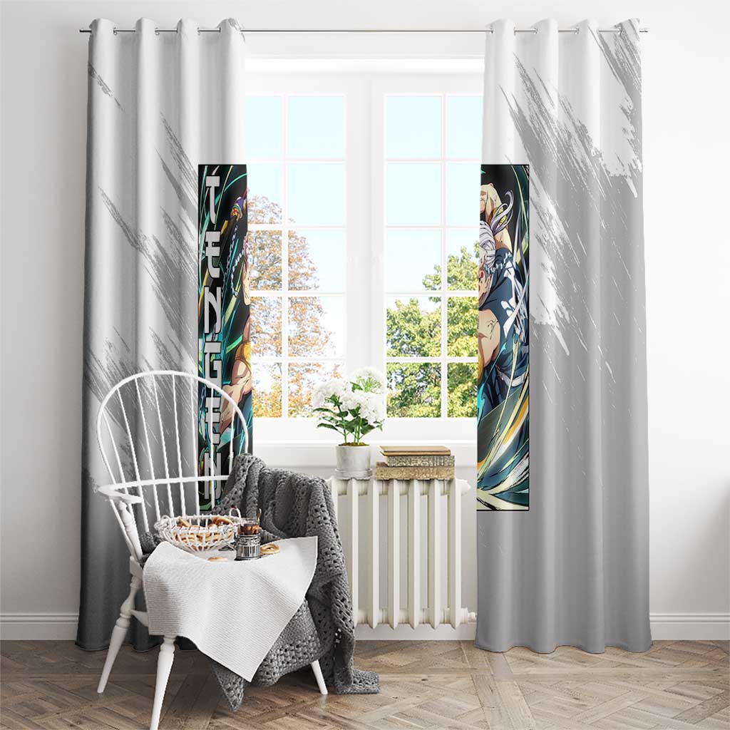 Tengen Uzui - Demon Slayer Window Curtain Anime Style