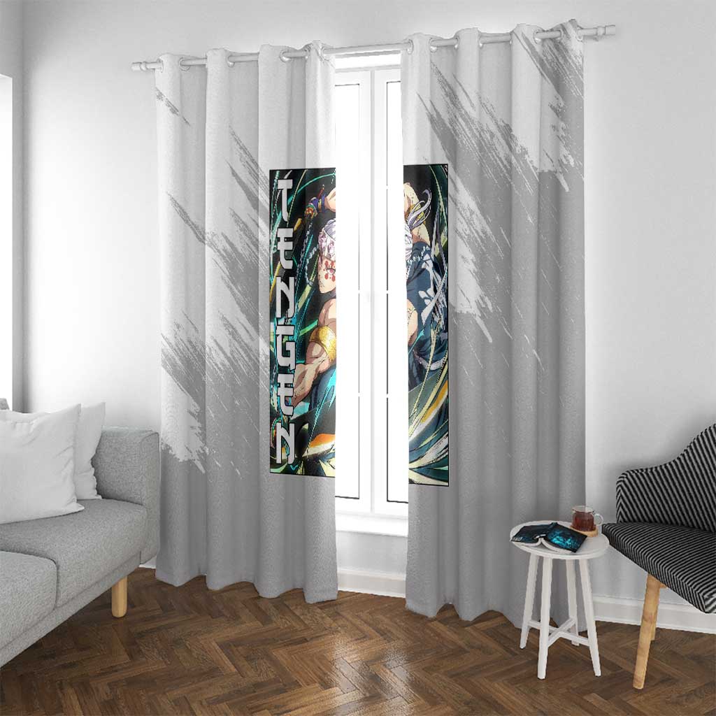 Tengen Uzui - Demon Slayer Window Curtain Anime Style