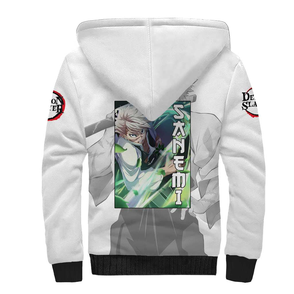 Sanemi Shinazugawa - Demon Slayer Sherpa Hoodie Anime Style