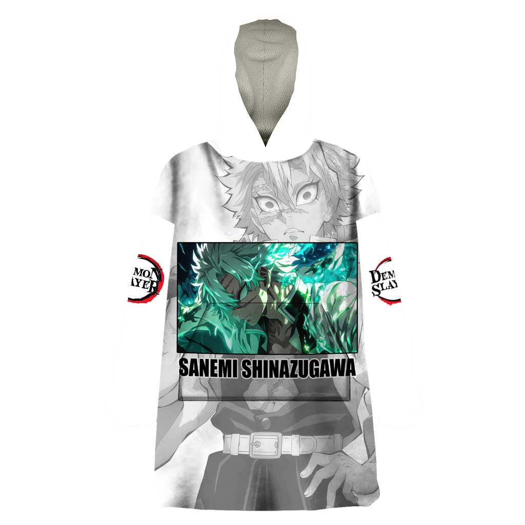Sanemi Shinazugawa - Demon Slayer Wearable Blanket Hoodie Anime Style
