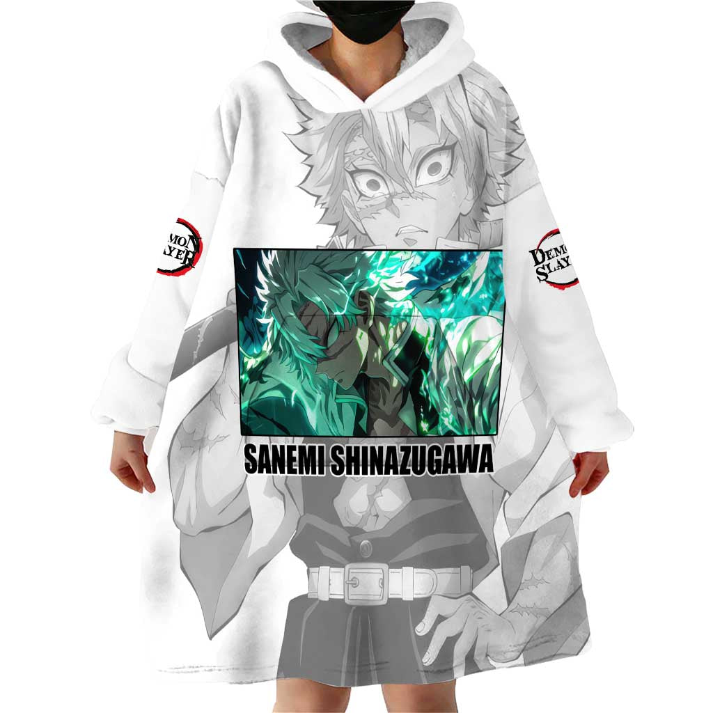 Sanemi Shinazugawa - Demon Slayer Wearable Blanket Hoodie Anime Style