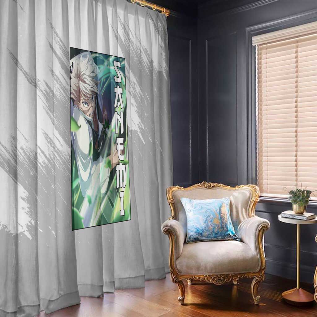 Sanemi Shinazugawa - Demon Slayer Window Curtain Anime Style