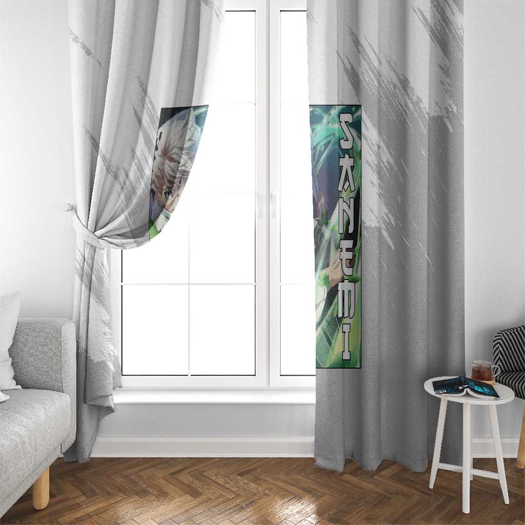 Sanemi Shinazugawa - Demon Slayer Window Curtain Anime Style