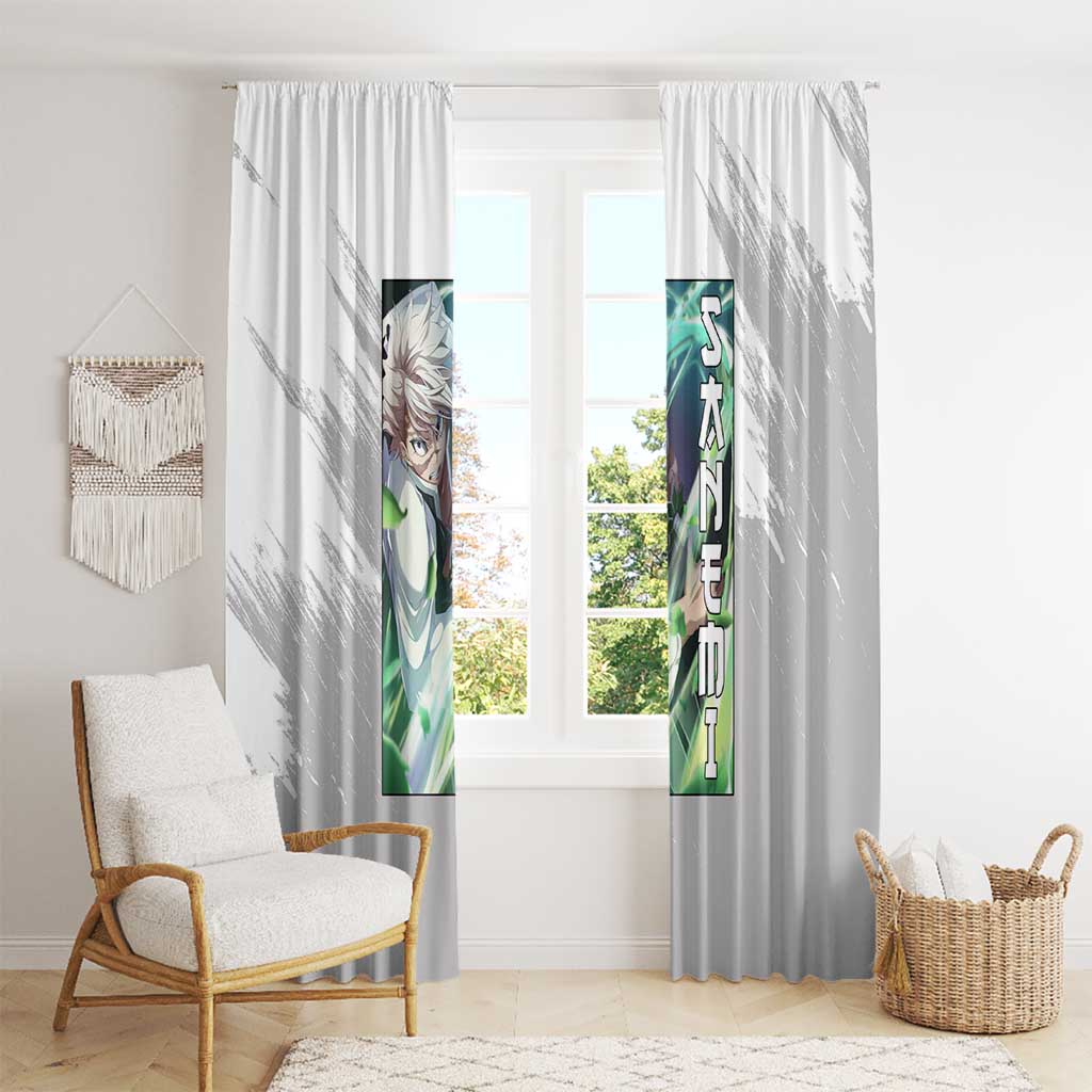 Sanemi Shinazugawa - Demon Slayer Window Curtain Anime Style
