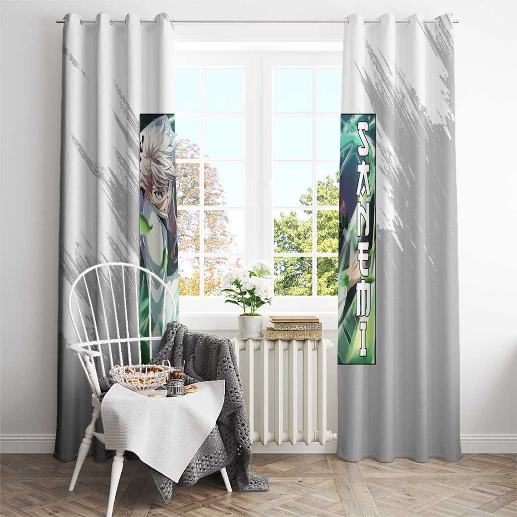 Sanemi Shinazugawa - Demon Slayer Window Curtain Anime Style