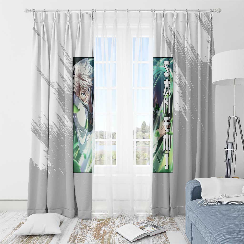 Sanemi Shinazugawa - Demon Slayer Window Curtain Anime Style