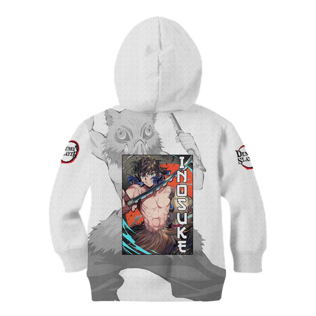 Hahibira Inosuke - Demon Slayer Kid Hoodie Anime Style