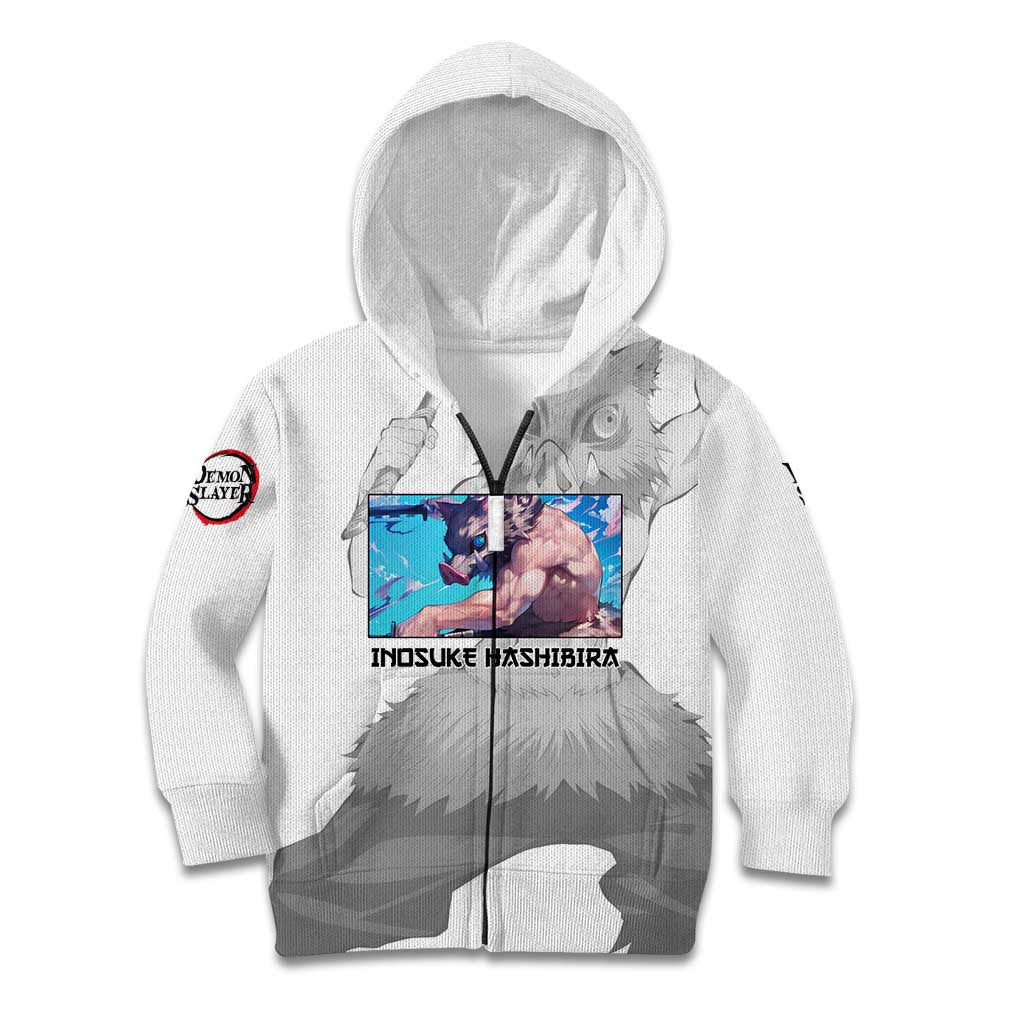 Hahibira Inosuke - Demon Slayer Kid Hoodie Anime Style
