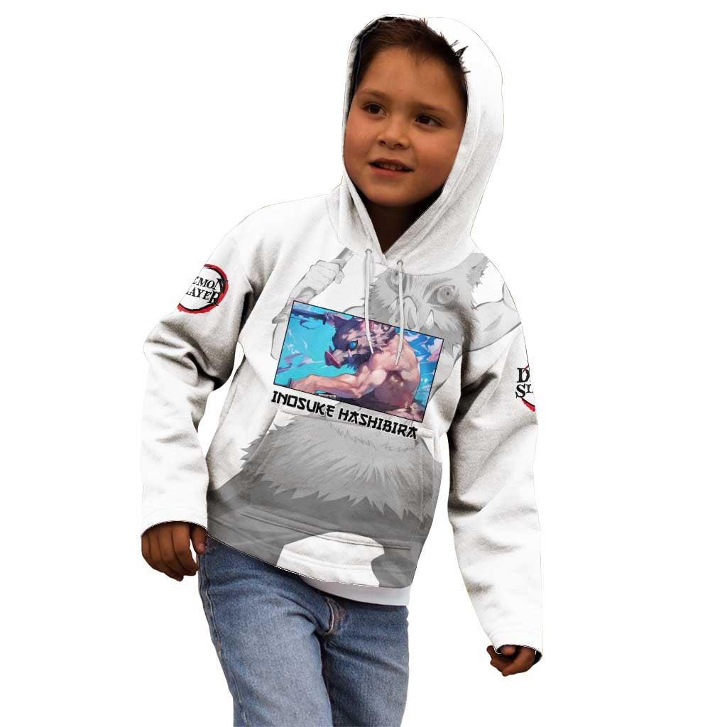 Hahibira Inosuke - Demon Slayer Kid Hoodie Anime Style