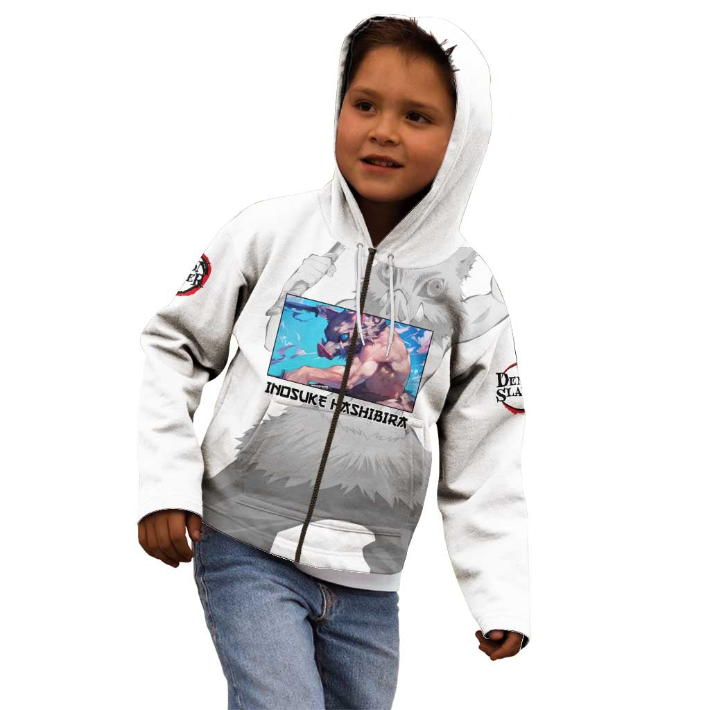Hahibira Inosuke - Demon Slayer Kid Hoodie Anime Style