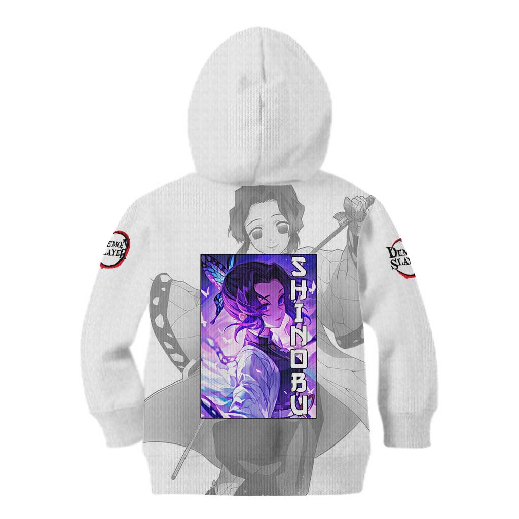 Shinobu Kochou - Demon Slayer Kid Hoodie Anime Style