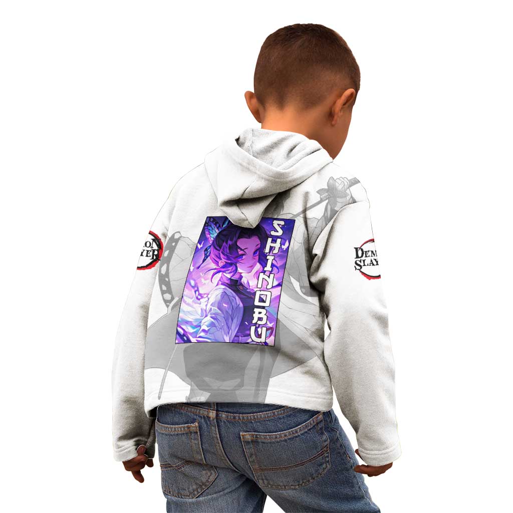 Shinobu Kochou - Demon Slayer Kid Hoodie Anime Style