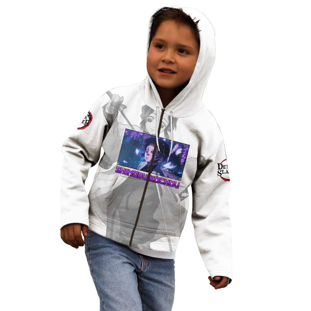 Shinobu Kochou - Demon Slayer Kid Hoodie Anime Style