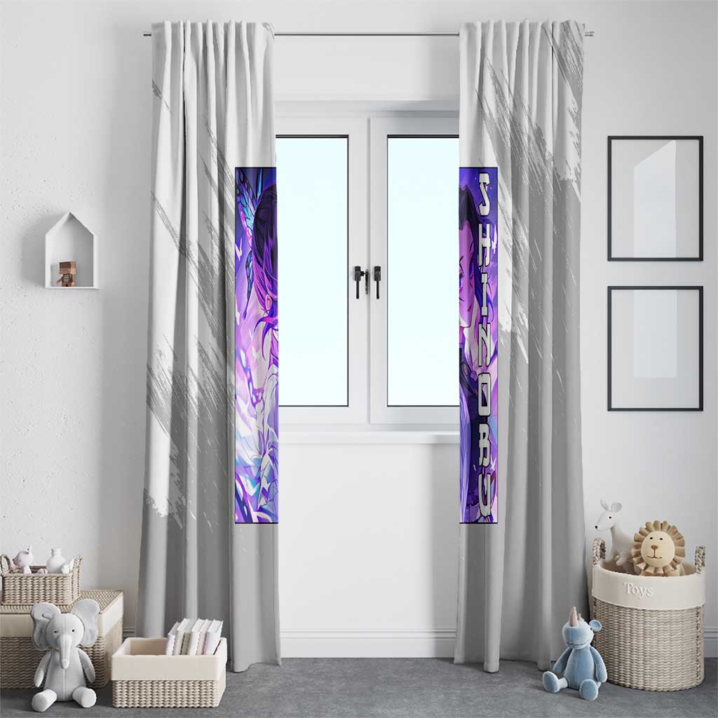 Shinobu Kochou - Demon Slayer Window Curtain Anime Style