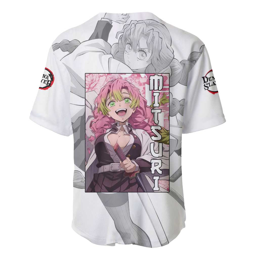 Mitsuri Kanroji - Demon Slayer Baseball Jersey Anime Style