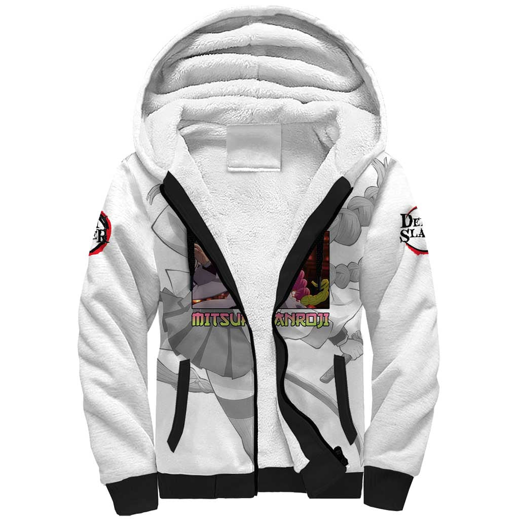 Mitsuri Kanroji - Demon Slayer Sherpa Hoodie Anime Style