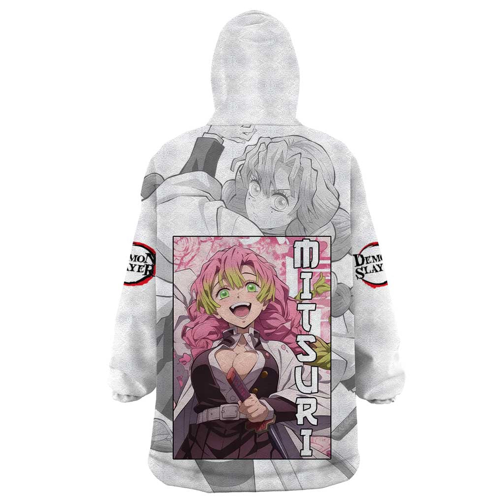 Mitsuri Kanroji - Demon Slayer Wearable Blanket Hoodie Anime Style