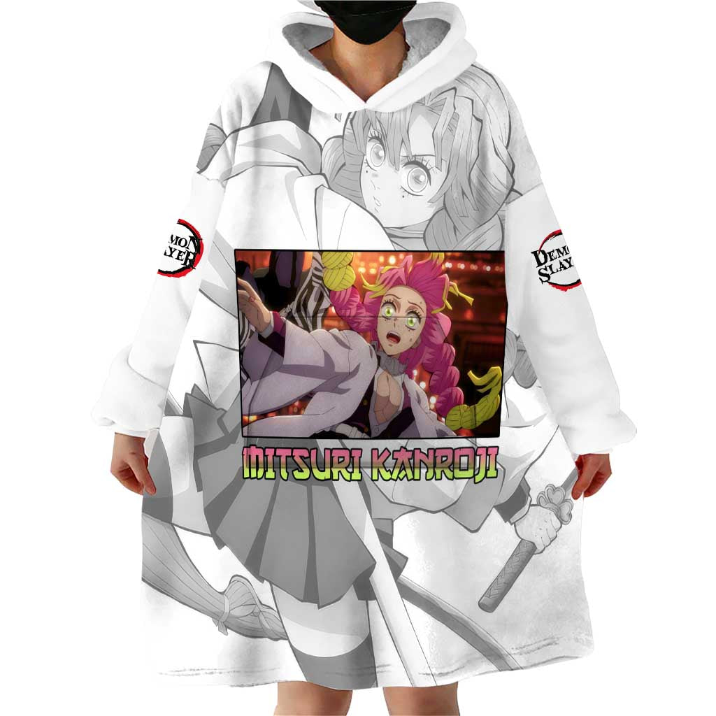 Mitsuri Kanroji - Demon Slayer Wearable Blanket Hoodie Anime Style