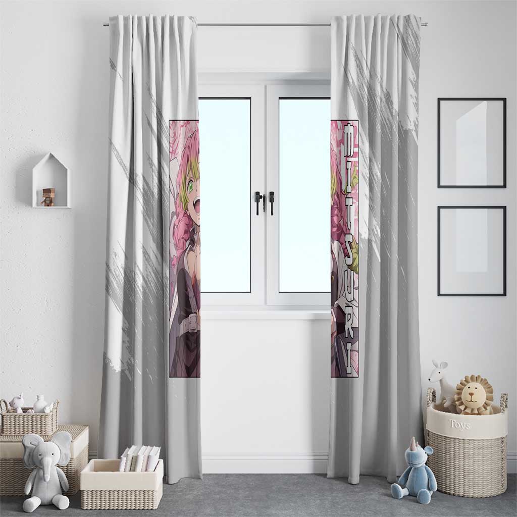 Mitsuri Kanroji - Demon Slayer Window Curtain Anime Style