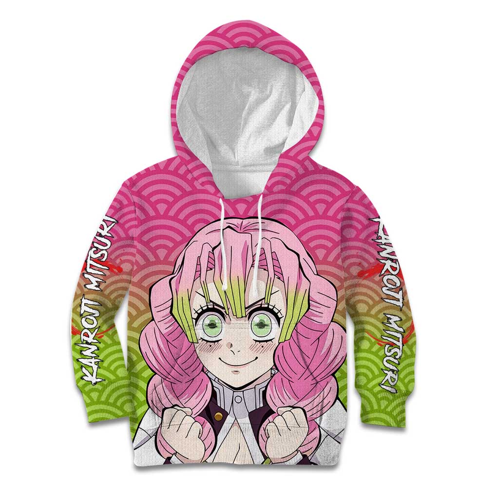 Mitsuri Kanroji - Demon Slayer Kid Hoodie Anime Style