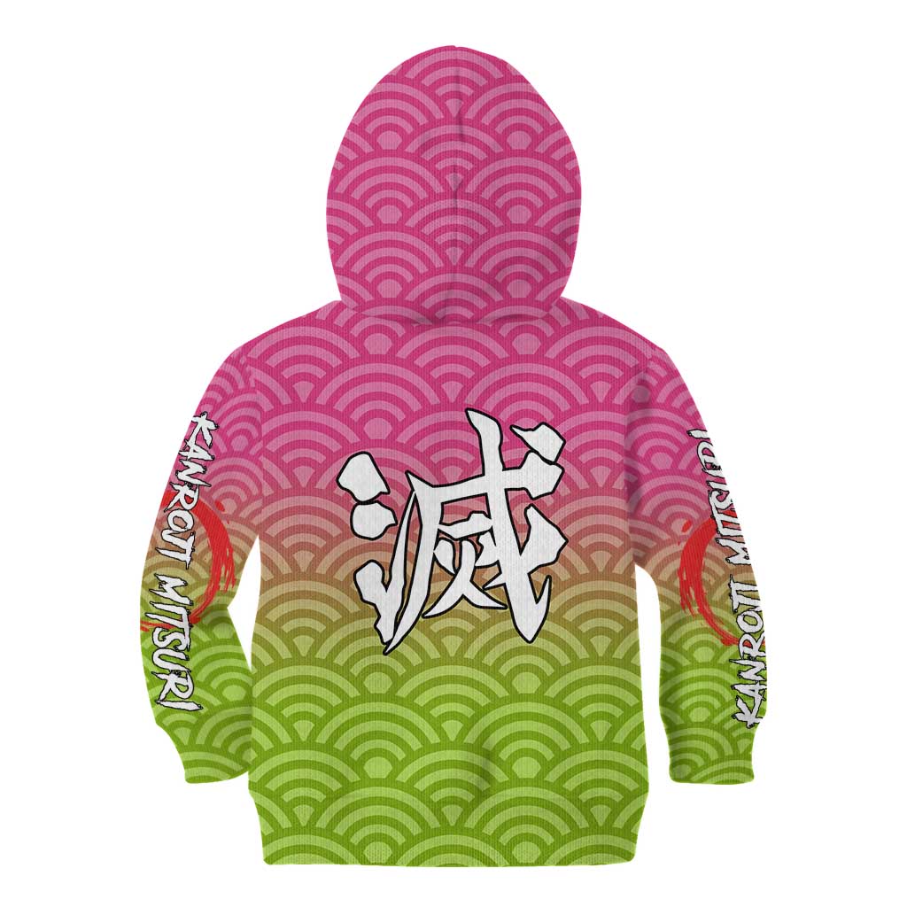 Mitsuri Kanroji - Demon Slayer Kid Hoodie Anime Style