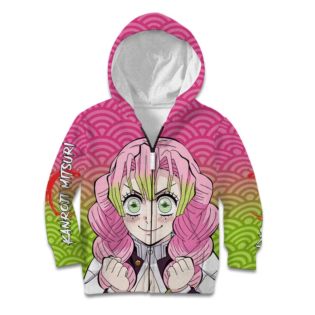 Mitsuri Kanroji - Demon Slayer Kid Hoodie Anime Style