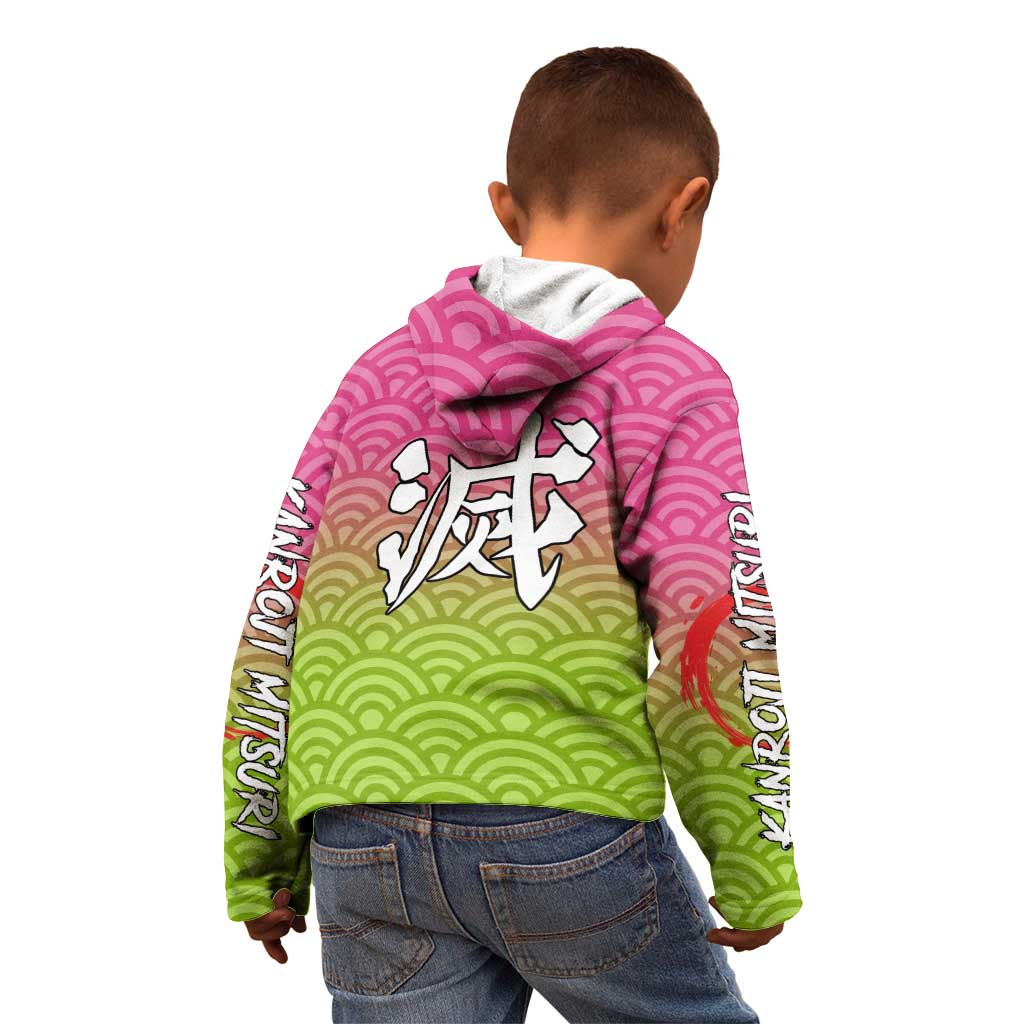 Mitsuri Kanroji - Demon Slayer Kid Hoodie Anime Style