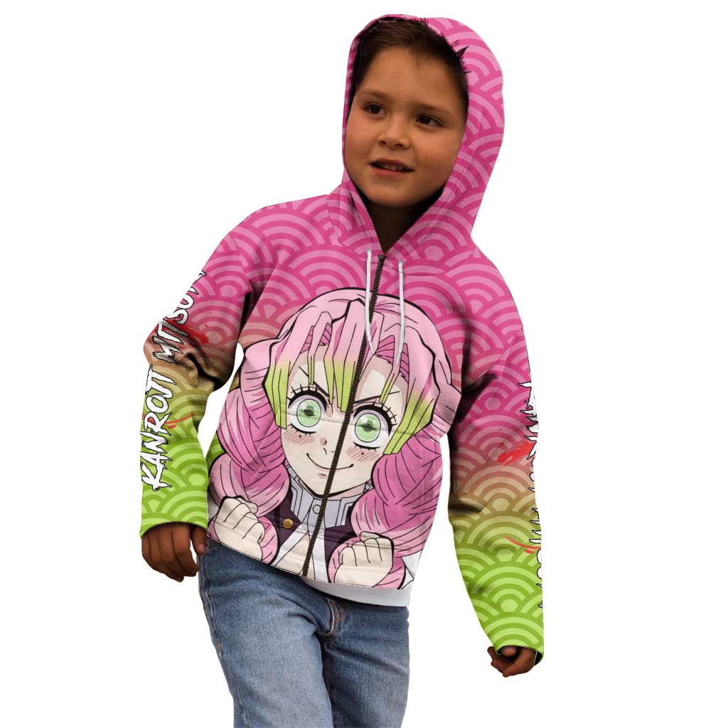Mitsuri Kanroji - Demon Slayer Kid Hoodie Anime Style
