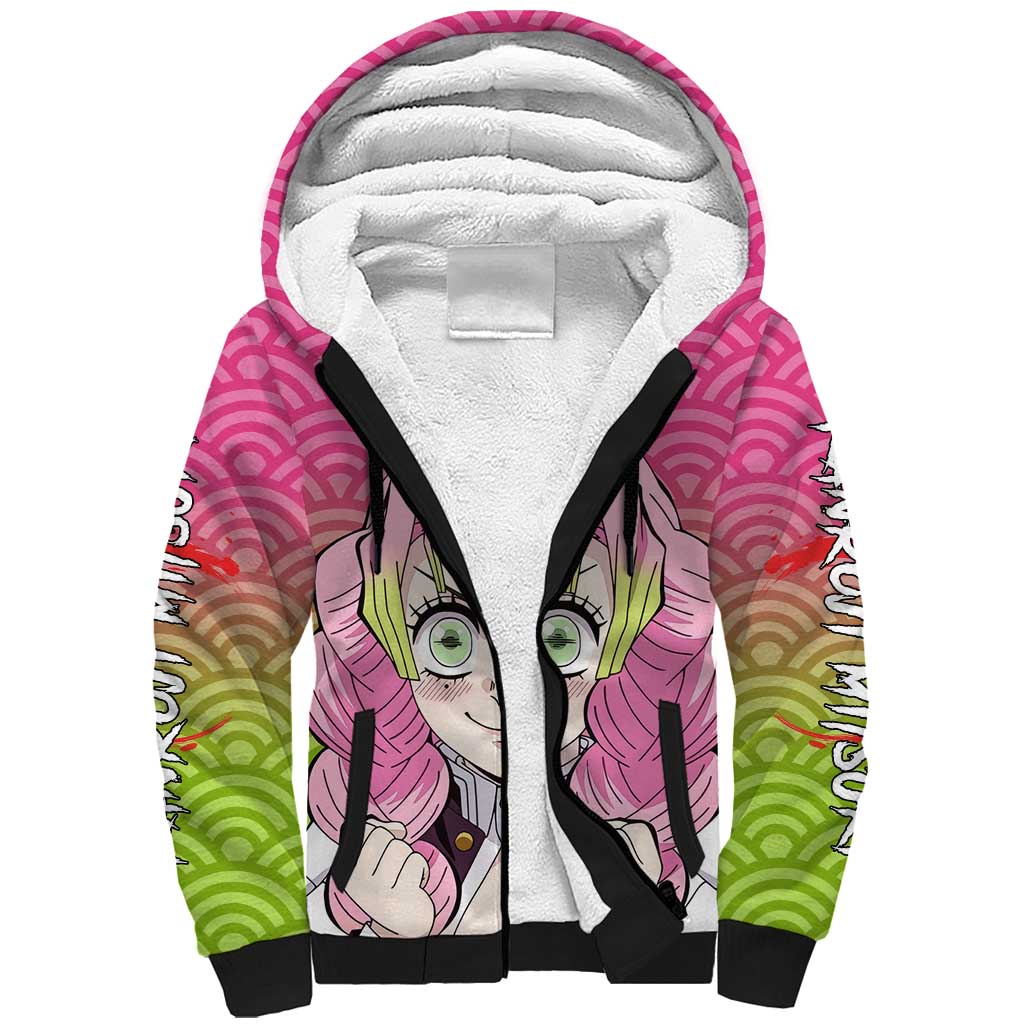 Mitsuri Kanroji - Demon Slayer Sherpa Hoodie Anime Style