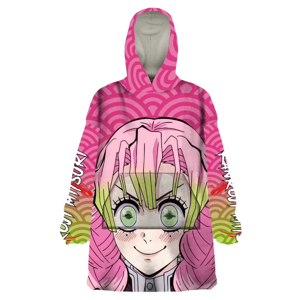 Mitsuri Kanroji - Demon Slayer Wearable Blanket Hoodie Anime Style