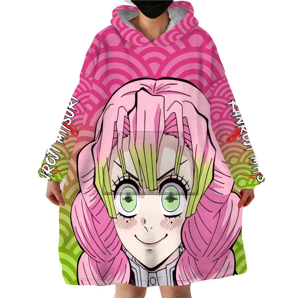 Mitsuri Kanroji - Demon Slayer Wearable Blanket Hoodie Anime Style