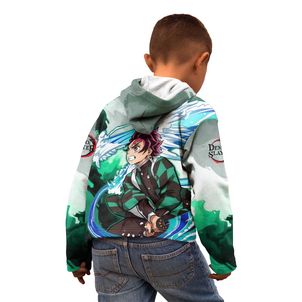 TanjIro Kamado - Demon Slayer Kid Hoodie Anime Style