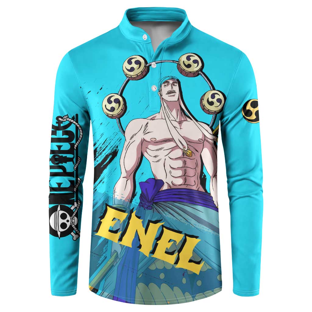 Enel - One Piece Button Sweatshirt Anime Style