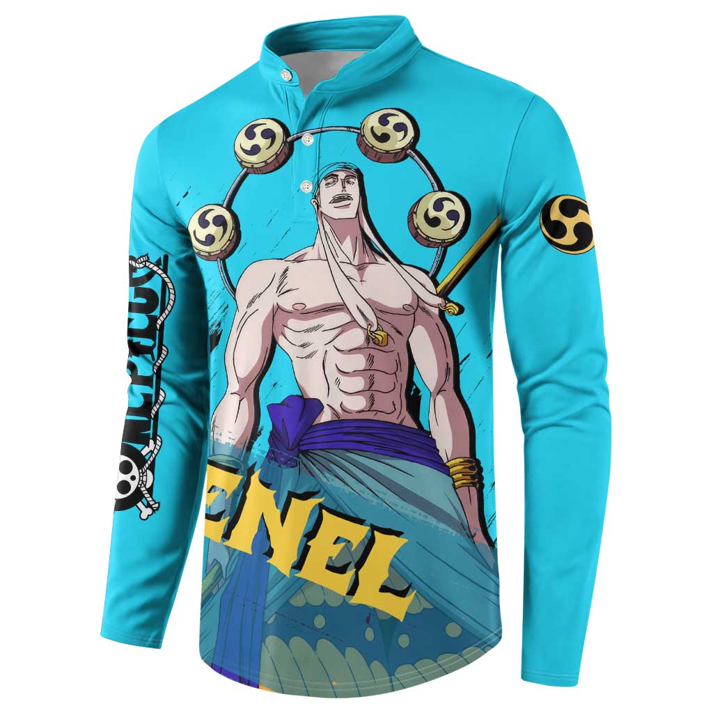 Enel - One Piece Button Sweatshirt Anime Style