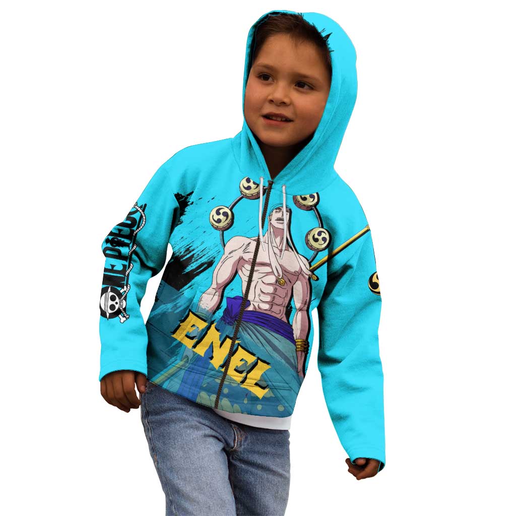 Enel - One Piece Kid Hoodie Anime Style